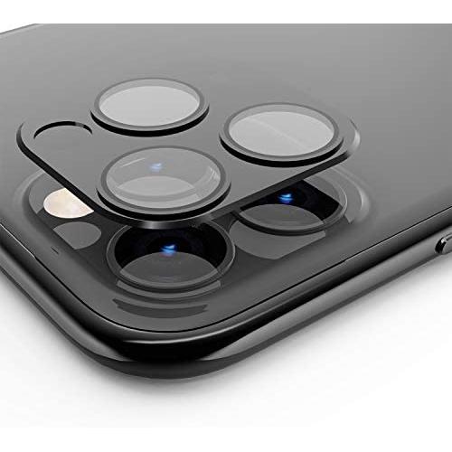 Camera Lens Protector for iPhone 11 Pro/Pro Max,Real Tempered Glass HD Clear Camera Lens Screen Cover Case for iPhone 11 Pro/Pro Max,9H Hardness Anti-Scratch Camera Screen Protective Lens Film (Black)