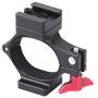 AFVO Ring Hot Shoe Adapter for DJI Osmo Mobile 3, Osmo Mobile 2 and Osmo Mobile 1, Adapter for Microphone and LED Light
