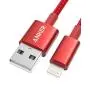 Anker 6ft Premium Nylon Lightning Cable, Apple MFi Certified for iPhone Chargers, iPhone SE/Xs/XS Max/X / 8/7 / 6 Plus / 5s, iPad Pro Air 2, and More (Red)