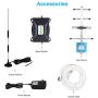 AT&T Cell Phone Signal Booster 4G LTE Band 12/17 US Cellular T-Mobile 700Mhz FDD ATT Cell Signal Booster Amplifier AT&T Cell Phone Booster Repeater for Home ATT Mobile Signal Booster with Antennas kit