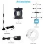 AT&T Cell Phone Signal Booster 4G LTE Band 12/17 US Cellular T-Mobile 700Mhz FDD ATT Cell Signal Booster Amplifier AT&T Cell Phone Booster Repeater for Home ATT Mobile Signal Booster with Antennas kit