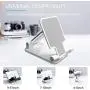 Cell Phone Stand,Fully Foldable Portable Phone Holder for Desk, Height Angle Adjustable iPad iPhone Cell Phone Stand Stamd,Cradle,Dock, Compatible with All Smartphone/iPad/Kindle/Tablet Cell Phone Stand,Fully Foldable Portable Phone Holder for Desk, Height Angle Adjustable iPad iPhone Cell Phone Stand Stamd,Cradle,Dock, Compatible with All Smartphone/iPad/Kindle/Tablet