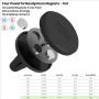 YOSH Magnetic Car Phone Mount(Pack of 2) Universal Phone Holder for Car 360° Rotating Magnet Mount Cradle for Cell Phone Compatible with iPhone 11 Pro Xs X XR 8 7 Samsung Galaxy S20 S10 Moto G8 Xperia