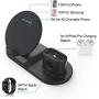 Wireless Charger for AirPods Pro with Adapter, Coobetter 3 in 1 Wireless Charging Station,Wireless Charging Stand Watch Charger Compatible with iPhone 11/11 pro /11 Pro Max/Xs/XS Max/XR/X / 8 /8P … …