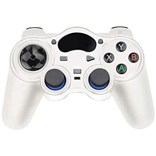 Controller Gamepad Android Wireless Joystick Gamepad with OTG Converter Ps3/smartphone Tablet Smart Tv Box,White