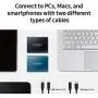 SAMSUNG T5 Portable SSD 500GB - Up to 540MB/s - USB 3.1 External Solid State Drive, Black (MU-PA500B/AM) SAMSUNG T5 Portable SSD 500GB - Up to 540MB/s - USB 3.1 External Solid State Drive, Black (MU-PA500B/AM)