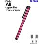 AEDILYS 12 Pack Universal Capacitive Stylus Pen Portable Multicolor Touchscreen Stylus Pens Compatible with Apple iPhone 5 /5S/ 5C /6/7/11 Plus iPad Galaxy Tablet Smartphone PDA AEDILYS 12 Pack Universal Capacitive Stylus Pen Portable Multicolor Touchscreen Stylus Pens Compatible with Apple iPhone 5 /5S/ 5C /6/7/11 Plus iPad Galaxy Tablet Smartphone PDA