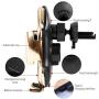 Wireless Car Charger and Mount with Infrared Smart Sensor - DENT A5 10W Fast Charger (Gold, Air Vent/Telescoping Arm)