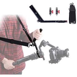 DF DIGITALFOTO Terminator Hang Strap Mounting Clamp Accessories Compatible with Moza Air 2 and Crane 2 Gimbal Making It Like ZHIYUN WEEBILL LAB Crane 3 Setup Desgin