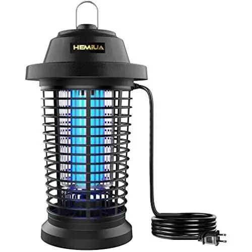 HEMIUA Bug Zapper, Electric Mosquito Zapper for Outdoor and Indoor, Electronic Insect Killer, Waterproof Fly Pest Trap for Home, Patio, Garden HEMIUA Bug Zapper, Electric Mosquito Zapper for Outdoor and Indoor, Electronic Insect Killer, Waterproof Fly Pest Trap for Home, Patio, Garden