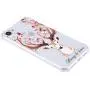PHEZEN Case for iPhone XR Crystal Clear Case Floral Printed Ultra Slim Soft TPU Bumper Cushion Cover Anti-Scratch Transparent TPU Silicone Case for iPhone XR, Deer Flower