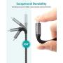 USB C to USB C Cable[6.6ft+6.6ft],NIMASO 60W 3A USB C to C Fast Charging Cable Nylon Braided Cord Compatible with Samsung Galaxy S20 S10 Note10,Google Pixcel 4/3a/3/2 XL,MacBook Air,iPad Pro 2020/2018