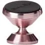 SALEX Cute Magnetic Mount for Car Dashboard and Windshield. 360 Degree Rotation Cell Phone Holder. Universal Swivel Kit for Women. Compatible with Devices up to 7 Inches [Rose Gold/Pink]