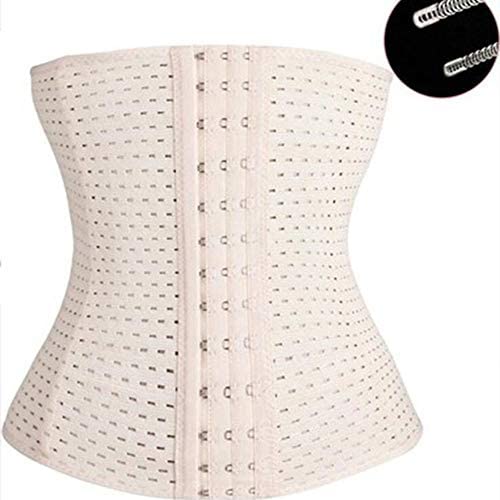 CHUSHENG Plastic Waist 13-Breasted Ladies Abdomen Belt Pregnant Women Postpartum Corset Belt Body Shaping Body Belt,Flesh,XXL