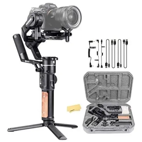 Feiyu AK2000 S Ak2000S 3 Axis Handheld Gimbal Stabilizer for Sony a9 a7 ii a6500 Series Canon 5D Panasonic GH5 GH4 Nikon D850 Mirrorless and DSLR Digital Camera, Smart Touch Panel Feiyu AK2000 S Ak2000S 3 Axis Handheld Gimbal Stabilizer for Sony a9 a7 ii a6500 Series Canon 5D Panasonic GH5 GH4 Nikon D850 Mirrorless and DSLR Digital Camera, Smart Touch Panel