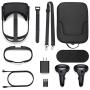 HIJIAO Hard Travel Case for Oculus Quest VR Gaming Headset and Controllers Accessories Waterproof Shockproof Carring case (Black)