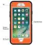 iPhone 6/6S Case Shockproof High Impact Tough Rubber Rugged Hybrid Case Silicone Triple Protective Anti-Shock Shatter-Resistant Mobile Phone Case for iPhone 6/6S 4.7"(Black-Orange) iPhone 6/6S Case Shockproof High Impact Tough Rubber Rugged Hybrid Case Silicone Triple Protective Anti-Shock Shatter-Resistant Mobile Phone Case for iPhone 6/6S 4.7"(Black-Orange)