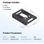 SMALLRIG Camera Quick Release Plate Adapter for Manfrotto 501PL Standard Competible with Select SmallRig Cages and DJI RoninS Gimbal - APU2458