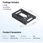 SMALLRIG Camera Quick Release Plate Adapter for Manfrotto 501PL Standard Competible with Select SmallRig Cages and DJI RoninS Gimbal - APU2458