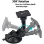 Magnetic Phone Tablet Holder for Car,OHLPRO Dash Windshield Dashboard Mount 360 Degree Rotating Super Strong Magnet TPU Suction Viscosity for iPhone iPad Size 4"- 10" Tablet Mount