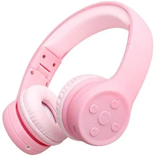 Picun Kids Bluetooth Headphones Safe Volume Limited 85dB 15 Hours Play Time Foldable Stereo Sound Headsets with Mic Wireless Headphones for Girls Children Computer Cell Phones Tablet School Game(Pink) Picun Kids Bluetooth Headphones Safe Volume Limited 85dB 15 Hours Play Time Foldable Stereo Sound Headsets with Mic Wireless Headphones for Girls Children Computer Cell Phones Tablet School Game(Pink)