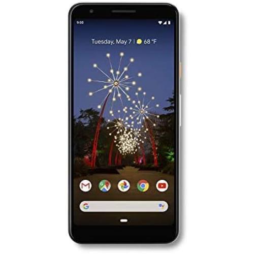 Google - Pixel 3a with 64GB Memory Cell Phone (Unlocked) - Clearly White