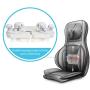 Comfier Neck and Back Massager with Heat- Shiatsu Massage Chair Pad Portable with Air Compress & Rolling,Kneading Chair Massager for Full Back,Neck & Shoulder, Full Body Pain Relief