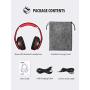 Mpow 059 Bluetooth Headphones Over Ear, Hi-Fi Stereo Wireless Headset, Foldable, Soft Memory-Protein Earmuffs, w/Built-in Mic Wired Mode, for Online Class, Home Office, PC/Cell Phones/TV