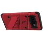 ZIZO Bolt Series for Galaxy S10 Case with Kickstand Holster Lanyard - Red