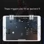 EMISH Mobile Game Controller for PUBG/Fornite/Knives Out/Rules of Survival/Call of Duty Gamepad Trigger Aim Button L1R1 L2 R2 Shooter Joystick for iPhone Android iPad Mini 5 Phone Game Pad Accesorios