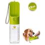 Dog Water Bottle for Walking, Portable Water Bottle with Bowl Dispenser Travel Drinking Feeder for Dog & Cat