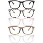 Blue Light Blocking Glasses,Square Nerd Eyeglasses Frame Anti Blue Ray Computer Game Glasses Anti Eyestrain & UV(5Pcs) Blue Light Blocking Glasses,Square Nerd Eyeglasses Frame Anti Blue Ray Computer Game Glasses Anti Eyestrain & UV(5Pcs)
