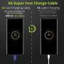 BrexLink USB C Cable Samsung Galaxy S8 Charger, USB C to USB A Charger (6.6ft/2 Pack), Nylon Braided Fast Charging Cord for Samsung Galaxy S10 S9 S8 Note 9, Pixel, LG V30 G6, Nintendo Switch (Blue)