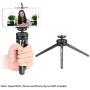 Neewer Mini Tabletop Tripod Stabilizer Grip, Lightweight Portable Aluminum Alloy Stand with Swivel Ball Head for DSLR Cameras, Smartphones, Video Camcorders up to 6.6 pounds/3 kilograms (Black)