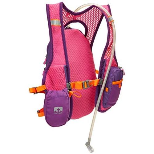 Nathan Hydration Running Vest - 2 Liter Hydration Pack with Bite Valve - Smartphone Compatible Pocket for Storing Essentials - Designed Specifically for Women (Very Berry Color)