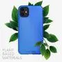 tech21 Studio Colour Mobile Phone Case - Compatible with iPhone 11 - Slim Profile with Anti-Microbial Properties and Drop Protection, Cornflour Blue, Model Number: T21-7270 tech21 Studio Colour Mobile Phone Case - Compatible with iPhone 11 - Slim Profile with Anti-Microbial Properties and Drop Protection, Cornflour Blue, Model Number: T21-7270
