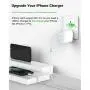 18W USB C Fast Charger for iPhone 11, 11 Pro, 11 Pro Max, XR, Xs, Xs Max, X, 8, 8 Plus, iPad Pro 12.9 Gen 1/2, iPad Pro 10.5, iPad Air 3, iPad Mini 5, Foldable Plug, LED Indicator, with Charging Cable 18W USB C Fast Charger for iPhone 11, 11 Pro, 11 Pro Max, XR, Xs, Xs Max, X, 8, 8 Plus, iPad Pro 12.9 Gen 1/2, iPad Pro 10.5, iPad Air 3, iPad Mini 5, Foldable Plug, LED Indicator, with Charging Cable