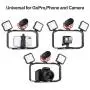 ULANZI Metal Smartphone Video Rig, Phone Stabilizer Grip Tripod Mount for Videomaker Film-Maker Videographer Compatible for iPhone Sumsang OnePlus 7 Pro DJI OSMO Action Gopro 7 6 5 Canon Nikon Sony