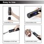 Portable Air Compressor Handheld Mini Bike Tire Pump Electric Tire Inflator for Car Tires Motorcycle Bicycle Bike Volleyball Basketball, with Digital Gauge LED Light LCD Display 1000mAh DC 12V