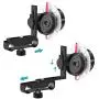 Neewer Follow Focus with Gear Ring Belt for Canon Nikon Sony and Other DSLR Camera Camcorder DV Video Fits 15mm Rod Film Making System,Shoulder Support,Stabilizer,Movie Rig(Red+Black)