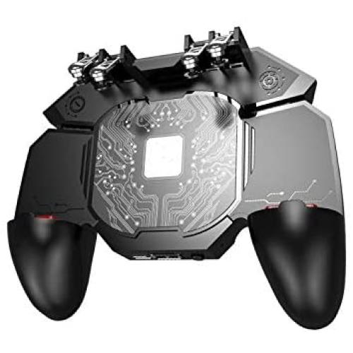 Extra Durable Game Controller | Dl88 Pubg Game Controller Gamepad Six Finger Semiconductor Refrigeration Trigger Joystick Gamepad for Mobile Phone iOS Android