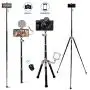 Phone Tripod, COMAN 3 in 1 Camera Tripod and Selfie Stick Tripod with Bluetooth Remote 57 inch Compatible with iPhone Phone Tripod, COMAN 3 in 1 Camera Tripod and Selfie Stick Tripod with Bluetooth Remote 57 inch Compatible with iPhone