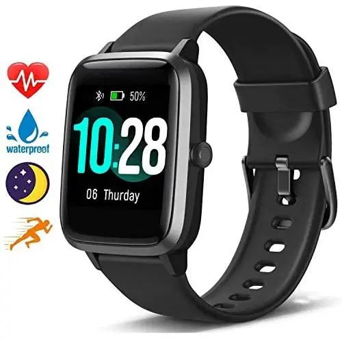 Blackview Smart Watch for Android Phones and iOS Phones, All-Day Activity Tracker with Heart Rate Sleep Monitor, 1.3" Full Touch Screen, 5ATM Waterproof Pedometer, Smartwatch for Men Women Blackview Smart Watch for Android Phones and iOS Phones, All-Day Activity Tracker with Heart Rate Sleep Monitor, 1.3" Full Touch Screen, 5ATM Waterproof Pedometer, Smartwatch for Men Women