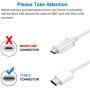 Samsung Fast Charger,Hzrfun USB Wall Charger Adaptive Fast Charger Kit Type C Compatible with Samsung Galaxy S10/S9/S8 Plus/S10E,Type-C Charging Kit Includes 2 Charging Adapter & 2 Type-C Cable White