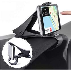 Car Phone Holder, Dashboard Car Phone Mount Phone Holder Cell Phone Clip for Car Dashboard Compatible with iPhone Xs/XS MAX/XR/X/8/8 Plus/7/7Plus/6s Galaxy S10/S9/S8/S7/Note 9 Google Pixel (2020)