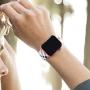 Kaome Floral Bands Compatible with App le Watch Band 38mm 40mm, Soft Silicone Fadeless Pattern Printed Replacement Strap Bands for Women, Compatible with iWatch Series 5/4/3/2/1, S/M