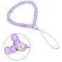 zdyCGTime Cell Phone Lanyard Strap Bling Crystal Beads Hand Wrist Lanyard Strap String for Cell Phone Camera Purse MP3 MP4 iPod PSP Keychain (2 Packs)(17cmBlack&Purple) zdyCGTime Cell Phone Lanyard Strap Bling Crystal Beads Hand Wrist Lanyard Strap String for Cell Phone Camera Purse MP3 MP4 iPod PSP Keychain (2 Packs)(17cmBlack&Purple)