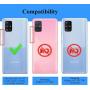 Dahkoiz Case for Samsung Galaxy A71 5G Case [Not for A71 5G UW from Verizon], See-Through Clear Crystal TPU Bumper Cover Slim Shockproof Protective Phone Case for Samsung Galaxy A71 5G, Black