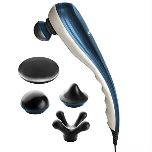 Wahl Deep Tissue Percussion Massager - Handheld Therapy with Variable Intensity to Relieve Pain in the Back, Neck, Shoulders, Muscles & Legs for Arthritis, Sports, Plantar Fasciitis & Tendinitis Wahl Deep Tissue Percussion Massager - Handheld Therapy with Variable Intensity to Relieve Pain in the Back, Neck, Shoulders, Muscles & Legs for Arthritis, Sports, Plantar Fasciitis & Tendinitis