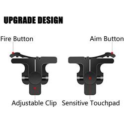 Ttzz Mobile Game Controller,Gaming Trigger L1R1 Mobile Phone Aiming Fire Button Shooter Controller for PUBG as Shown